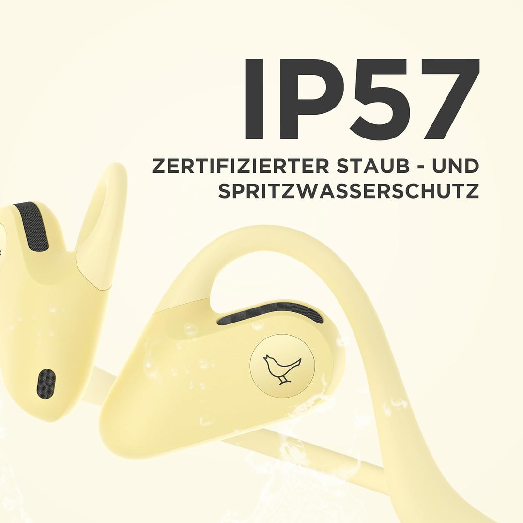 Libratone UP Open-Ear Kopfhörer (Bluetooth 5.2, IP57 Spritzwasserschutz, 8h Akku, Schnellladung, 15