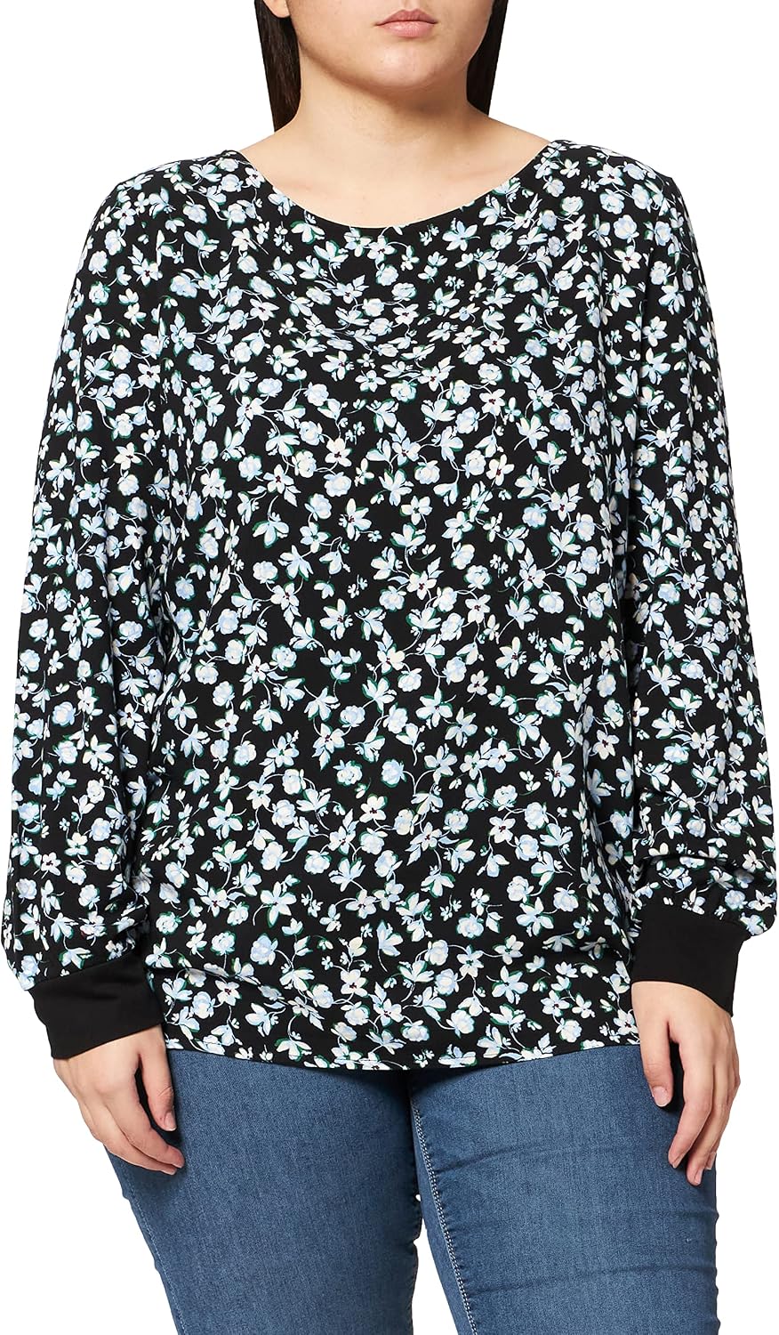 Street One Damen T-Shirt 38 Schwarz, 38 Schwarz