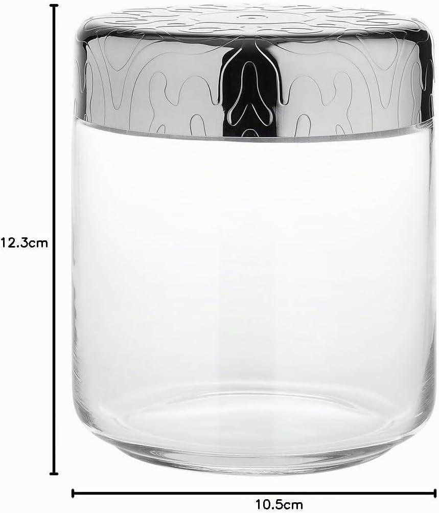 Alessi MW21/75 Dressed Küchendose aus Glas 75 cl, 75 cl