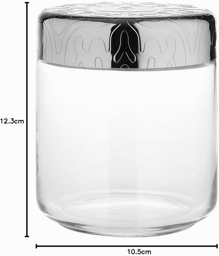 Alessi MW21/75 Dressed Küchendose aus Glas 75 cl, 75 cl