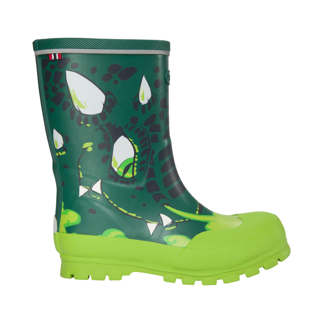 Viking Jolly Print Gummistiefel Unisex Kinder 38 EU Bottlegreen Multi, 38 EU Bottlegreen Multi