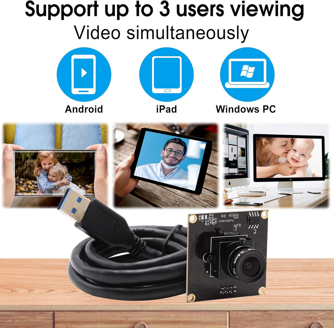 1080P Webcam Hochgeschwindigkeits USB3.0 USB Kameramodul mit IMX291 Sensor Minicam für industriell u