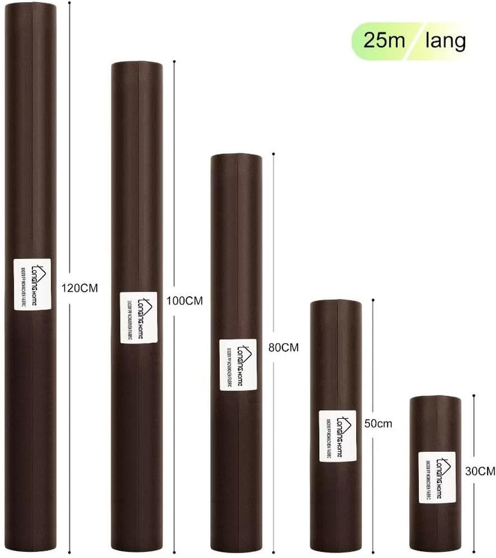 Tischdeckenrolle, 1.18 × 25M, Braun, Einweg Vlies Stoffähnlich Tischdecke Rolle, Meterware Tischtuch