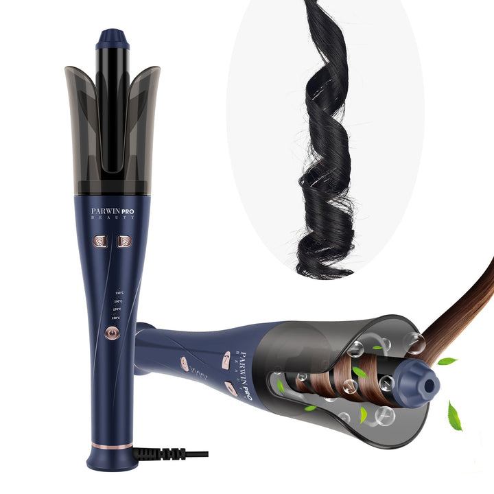 PARWIN PRO BEAUTY Lockenstab Automatisch 32mm mit Keramikbeschichtung, Dualspannung 100-240V, 4 Eins