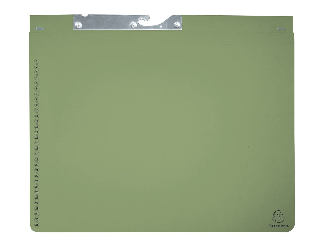 Exacompta 353125B 25er Pack Pendelhefter Exaflex aus extra starkem Recycling Karton, mit einer dehnb