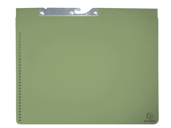 Exacompta 353125B 25er Pack Pendelhefter Exaflex aus extra starkem Recycling Karton, mit einer dehnb