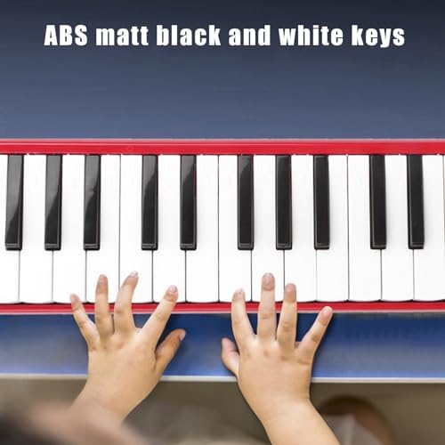 32 Tasten Melodica ABS IRIN Melodica Geeignet für Anfänger Übungstasche Blasmusikinstrument Tastatur