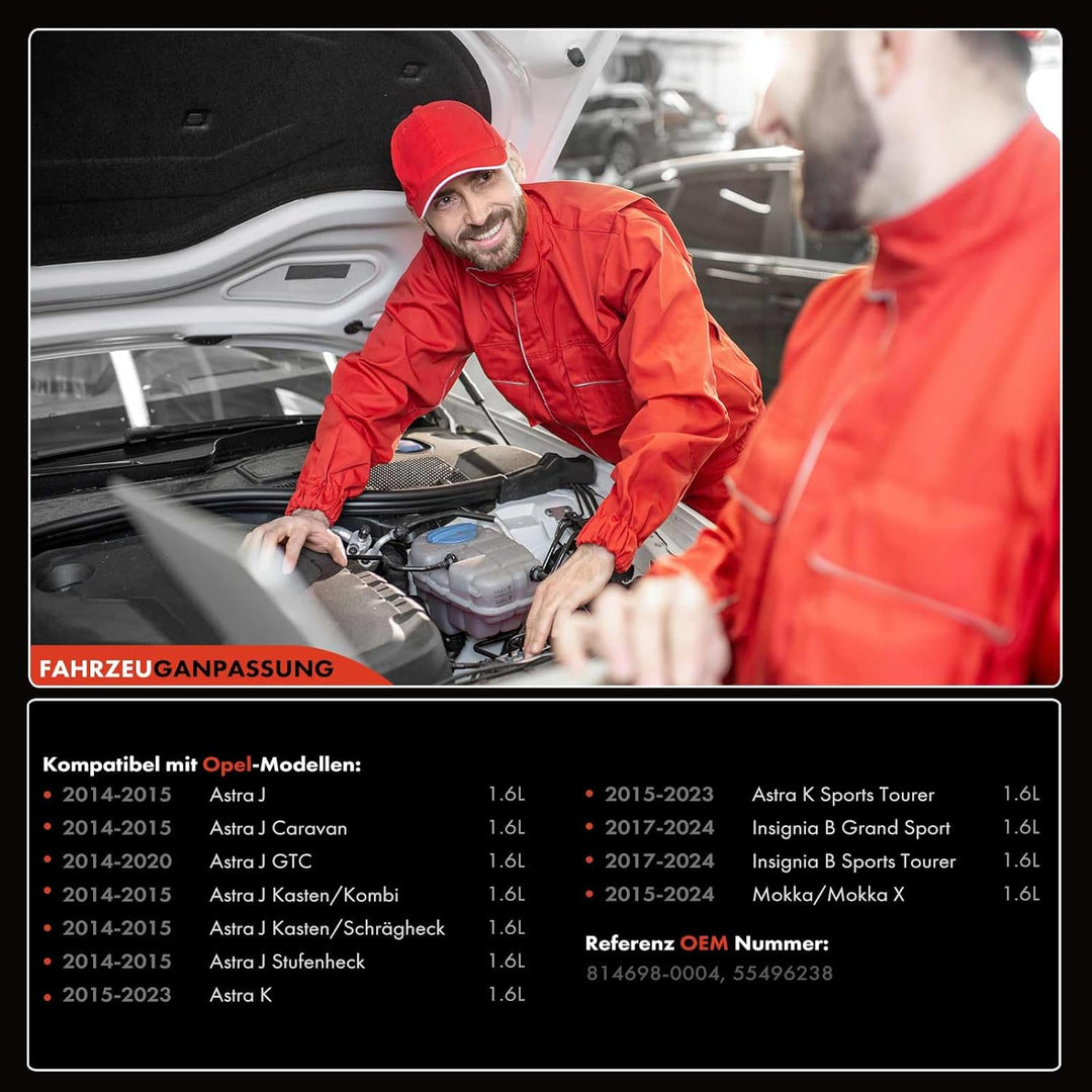 Frankberg Turbolader Abgasturbolader Diesel Kompatibel mit Astra J P10 1.6L 2014-2015 Insignia B Gra