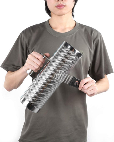 Guiro Shaker, Guiro Shaker mit Schaber Guiro Musikinstrument Orff Schlaginstrument + Schaber Musik L