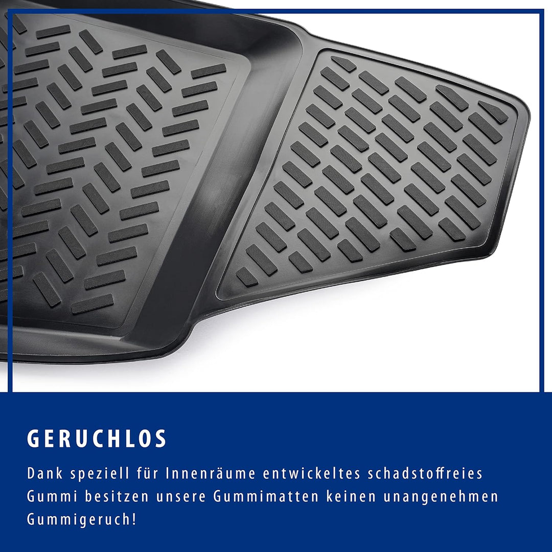 ELMASLINE 3D Gummimatten für Qashqai ab 2021 (J12) | Hoher Rand | Passt Nicht in E-Power !!! | Verbr