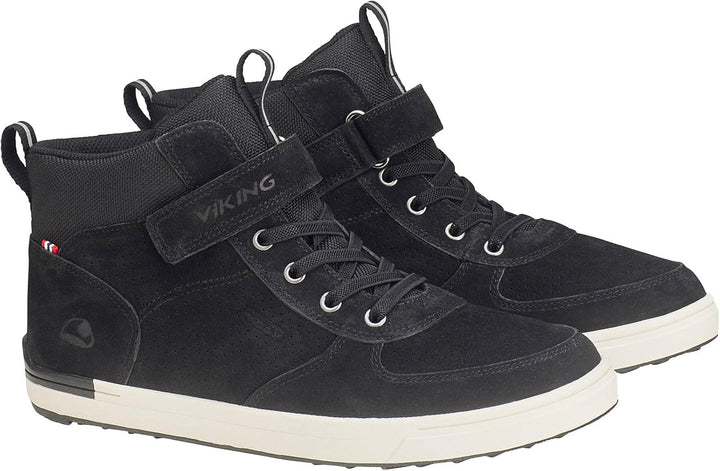 Viking Jungen Samuel Mid Wp Sneaker, Schwarz