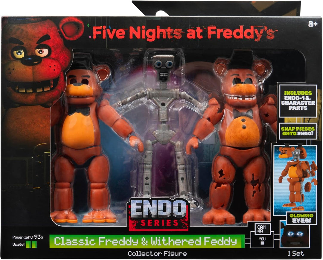 Five Nights at Freddy’s - FNF0074-15 cm grosse Endo-Sammlerfigur: Skelett mit Classic Freddy und Gru