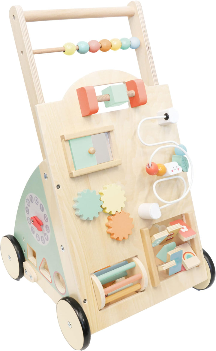 Holz Lauflernwagen Lauflerner mit Motorik Spieltisch Motorikschleife uvm