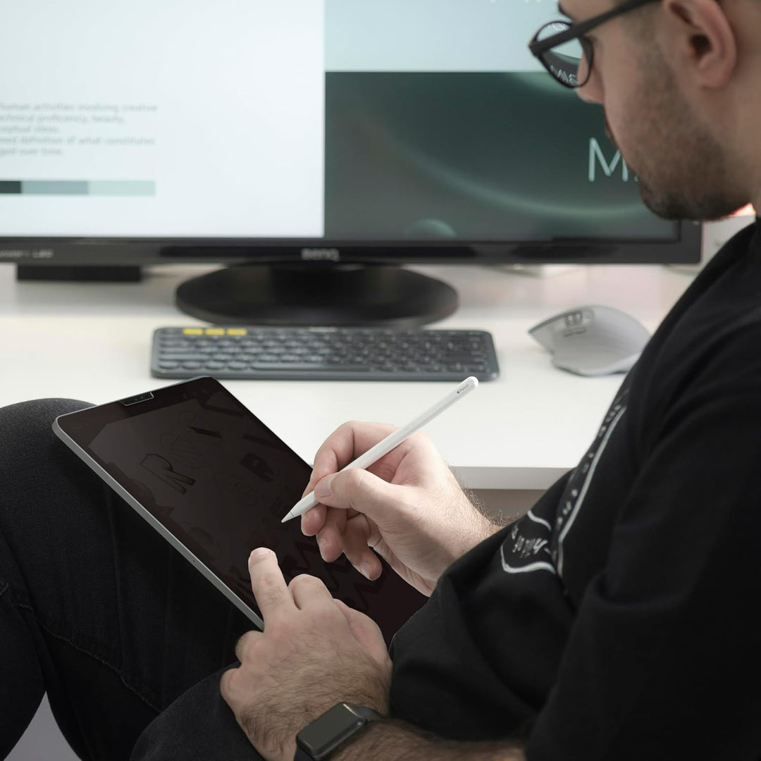 MyGadget Magnetische Sichtschutzfolie kompatibel mit Apple iPad Pro 12,9 Zoll [ 2022 | 2021 | 2020 |