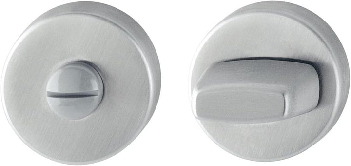 HOPPE Rund-Rosette Durchmesser 52 mm | Edelstahl matt | WC/Bad | 1 Paar, 1 Stück, 2347796 WC Edelsta