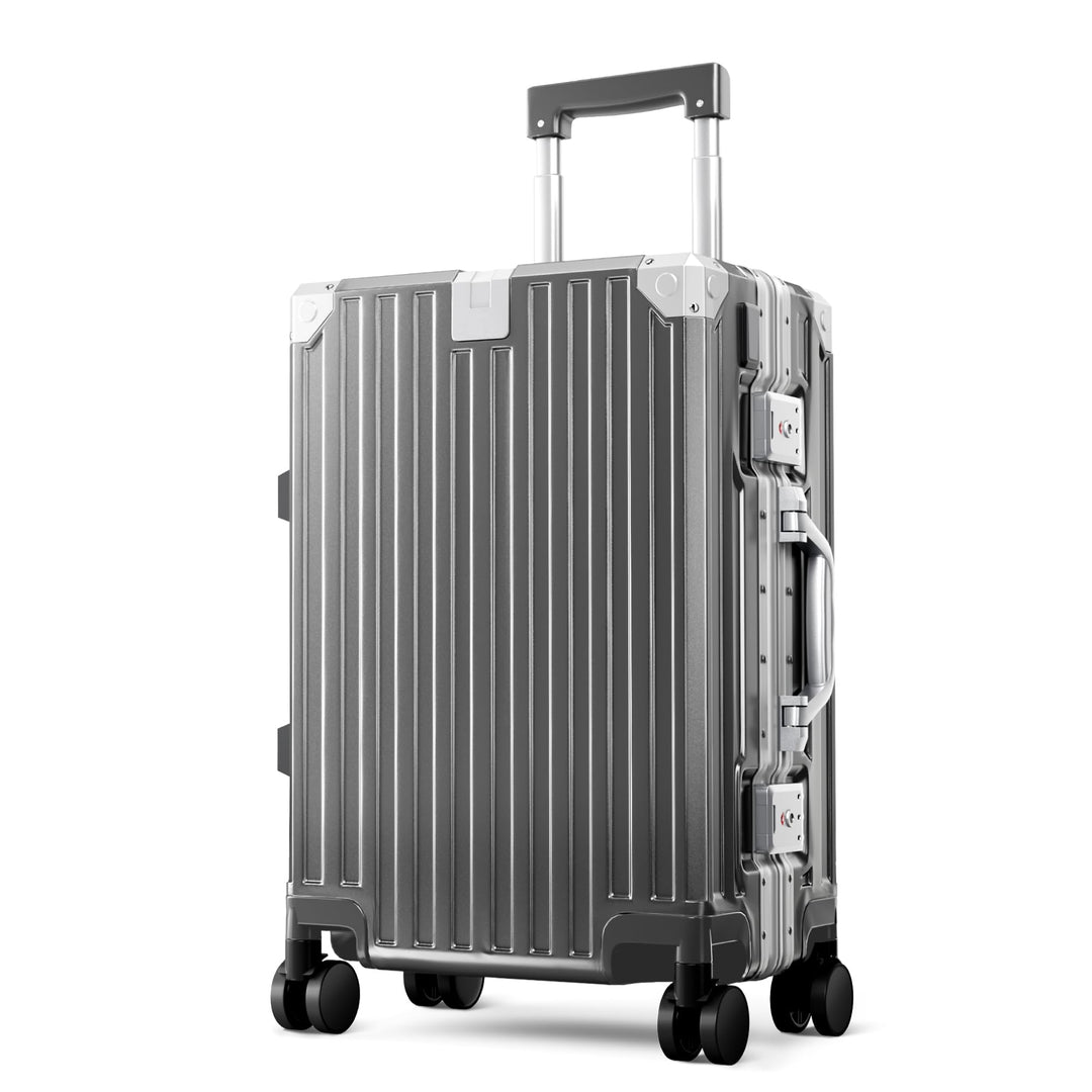 ALPHA CAMP Koffer Grösse M Reisekoffer Leicht Hartschalenkoffer Polycarbonat 37L Luggage Suitcase mi