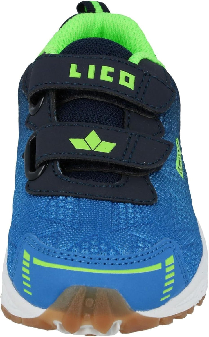 Lico Unisex Kinder Flori V Hallenturnschuhe 28 EU Blau Marine Lemon, 28 EU Blau Marine Lemon