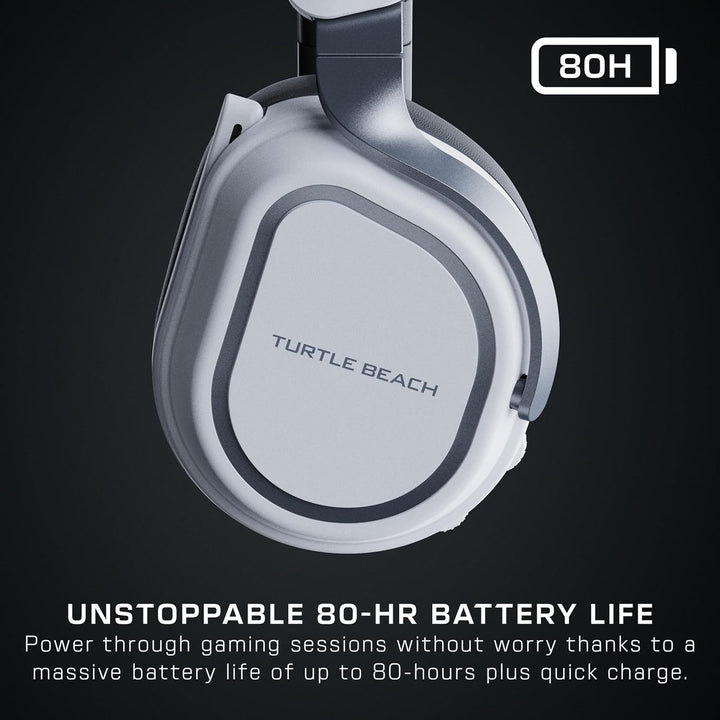Turtle Beach Stealth 700 Kabelloses Multiplattform-Headset für PS5, PS4, PC und Mobilgeräte, Weiss G