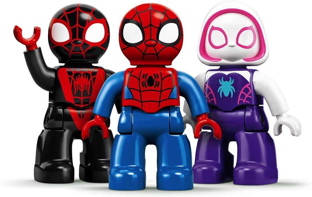 LEGO 10940 DUPLO Marvel Spider-Mans Hauptquartier, Kinderspielzeug zum Bauen mit Spider-Man-Figur fü