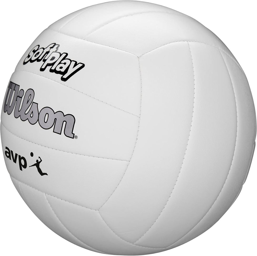 Wilson AVP Soft Play Volleyball - Official Size Weiss, Weiss/opulenter Garten