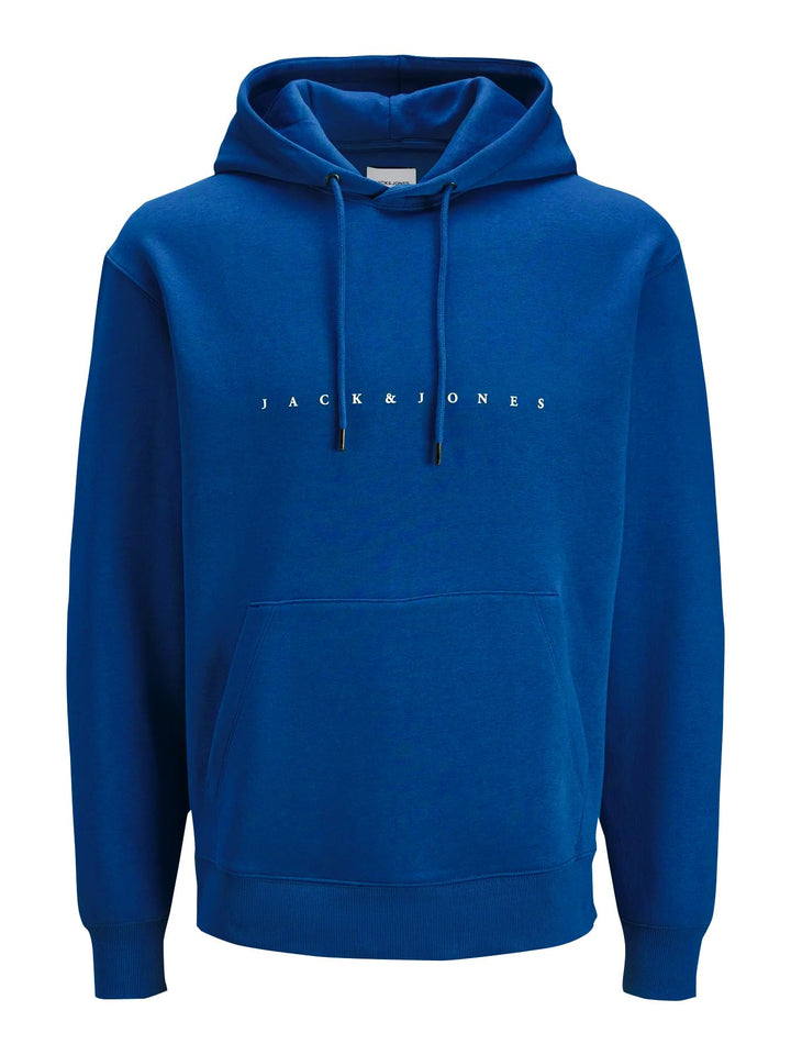 JACK & JONES Herren Hoodie Kapuzenpullover JJESTAR JJ Sweat Hood - Relaxed Fit S Classic Blue, S Cla