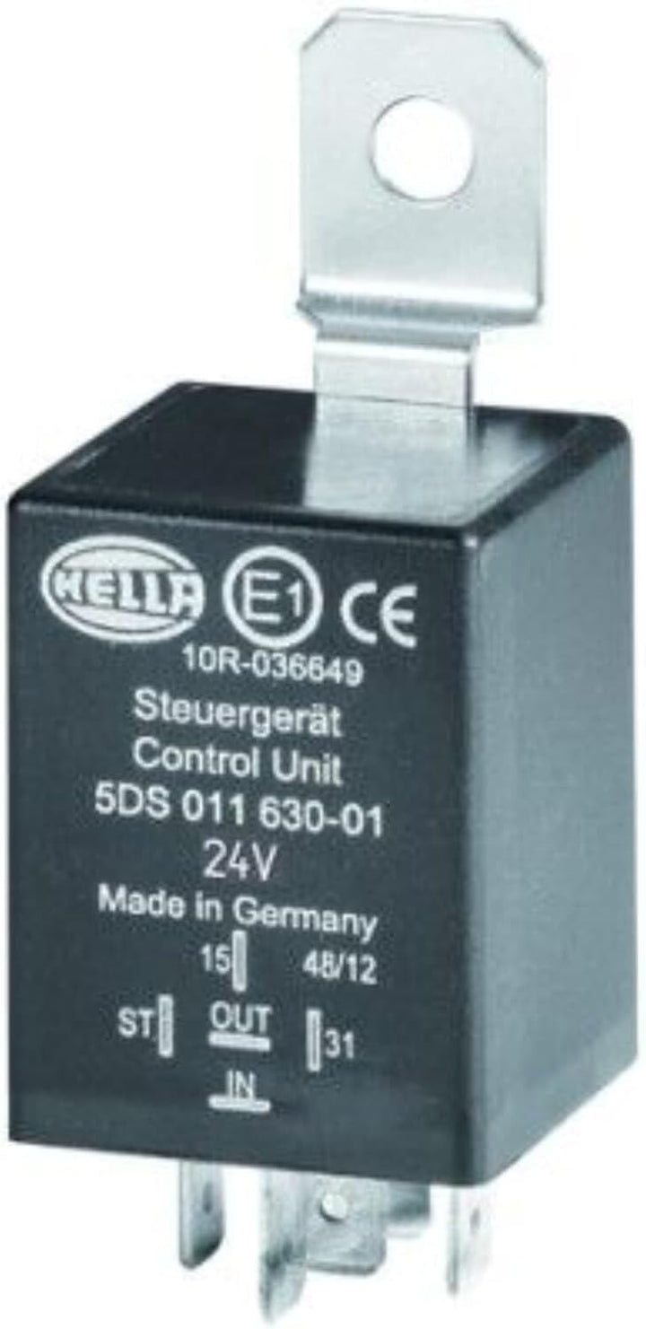 HELLA - DE/LED-Hauptscheinwerfer - 90mm Performance Bi-LED L70 - 24V - rund - Einbau - Stecker: AMP