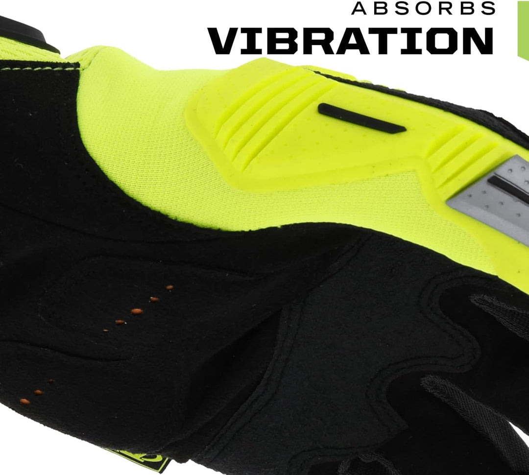 Mechanix Wear Hi-Viz M-Pact® Handschuhe (Small, Fluoreszierendes Gelb) S Fluoreszierendes Gelb, S Fl