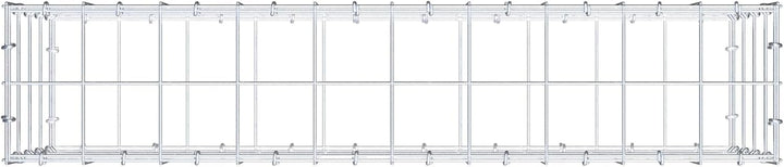 GABIONA Steinkorb-Gabione eckig, Maschenweite 10 x 10 cm, Tiefe 20 cm, Gabione 100 x 40 x 20 cm (L x