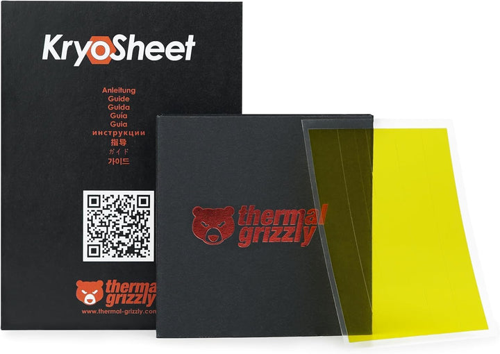 Thermal Grizzly - KryoSheet (25x25x0,2mm) - Graphen Wärmeleitpad - Höchste Wärmeleitfähigkeit - Alte