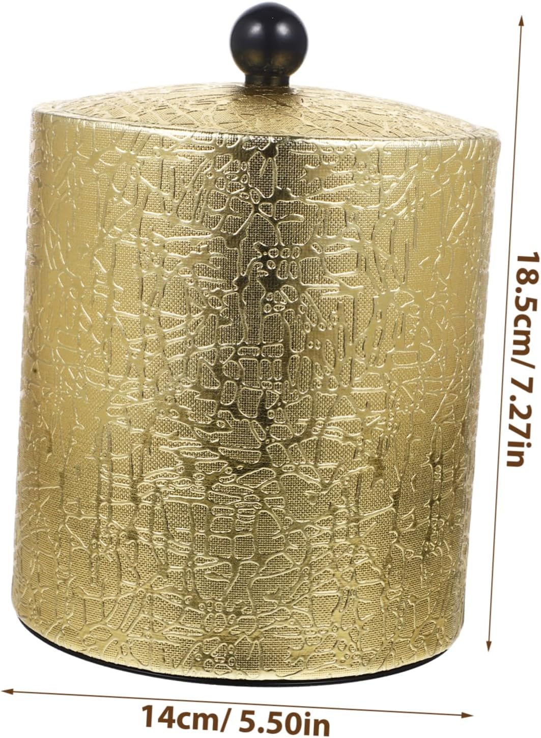 BESTonZON Getränkeeimer Eiseimer Getränkekühler mit Deckel Golden Champagner Wein Bier Getränke Eime