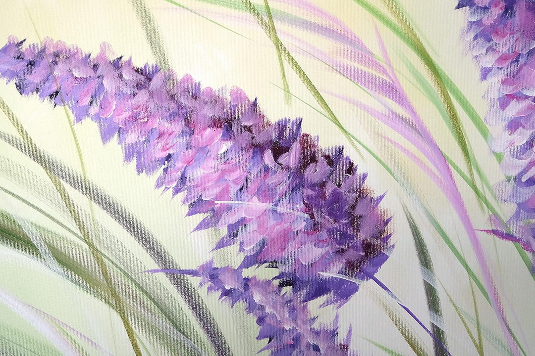 Monica Mirafiori I 100% HANDGEMALT I Gemälde Blumen 100x50cm | Gemälde Handgemalt | Acrylgemälde | S