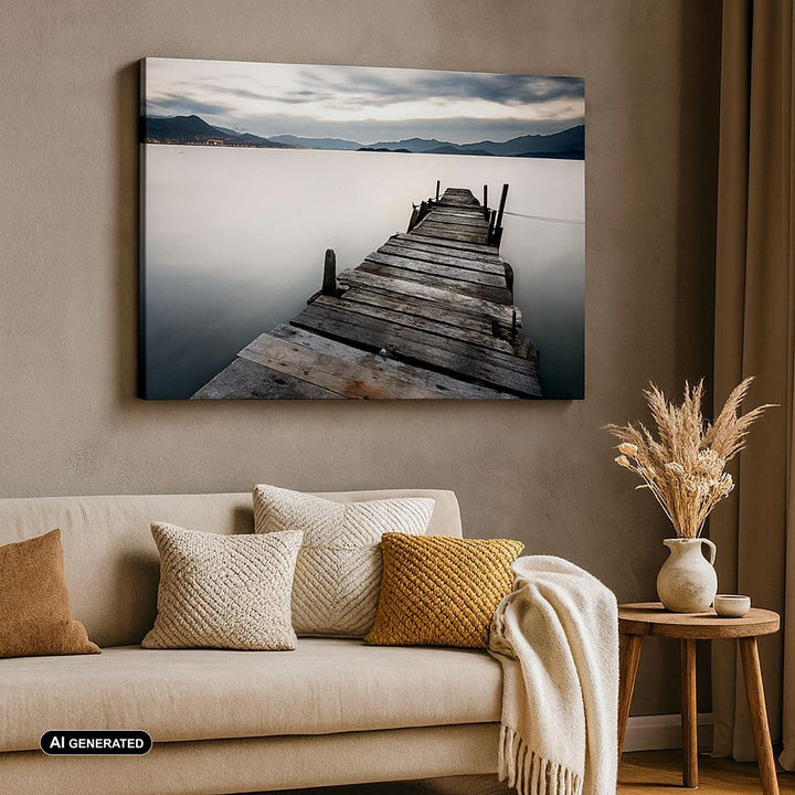 Bilder auf Leinwand 100x70cm Leinwandbild Insel Urlaub Pazifischer Ozean Gross Wanddeko Bild Schlafz