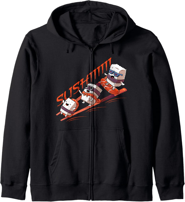 Kawaii Sushi - Food - Cute Sushi Anime - Asia Japan Culture Kapuzenjacke