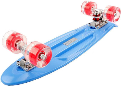 FunTomia Kinder Skateboard Cruiserboard Miniboard 57cm mit oder ohne LED Leuchtrollen Alu Truck Mach