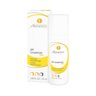 AESTHETICO gel couperose, 50 ml - Kühlendes Pflegegel zur Minderung von Rötungen bei Couperose und R