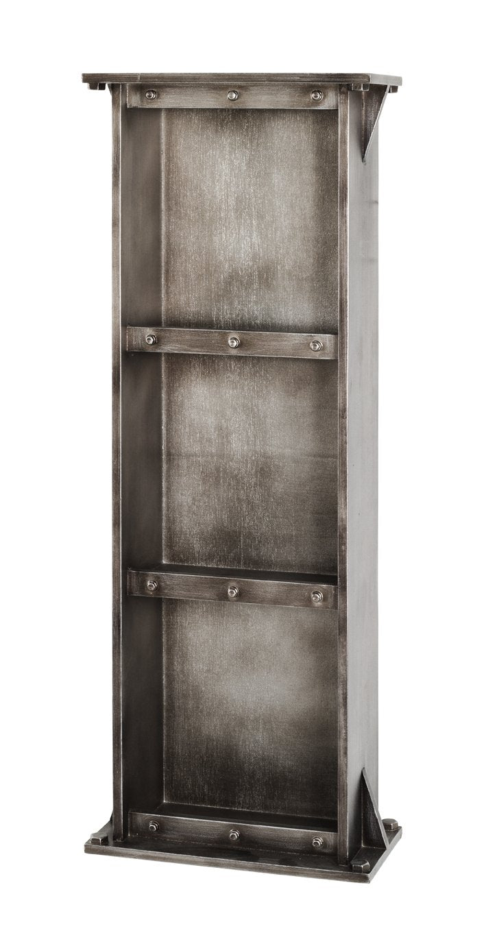 HAKU Möbel Wandregal, MDF, anthrazit, B 35 x T 18 x H 95 cm