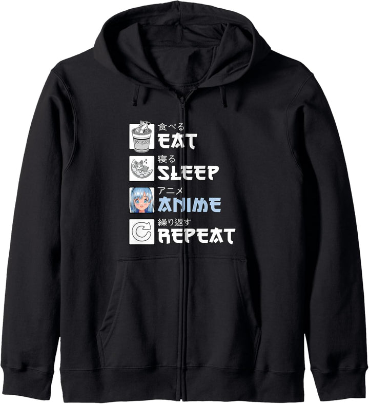 Anime Tshirt Manga Geschenk Clothes Kleidung Outfit Japan Kapuzenjacke