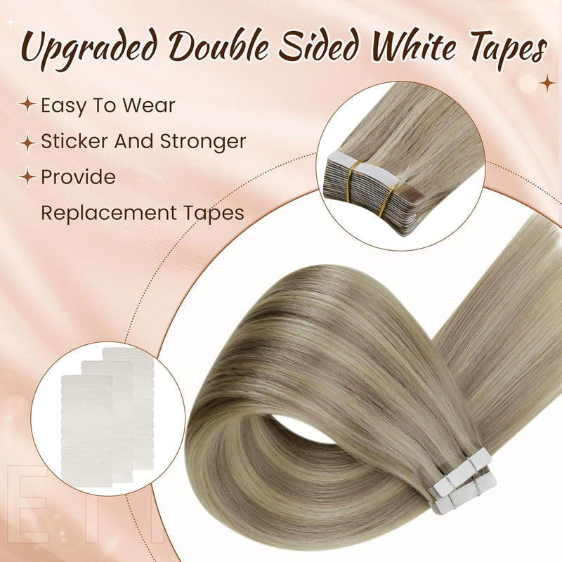 Hetto Tape in Echthaar Extensions Blond Echthaar Tape in Extensions Remy Echthaar Extensions Tape 
