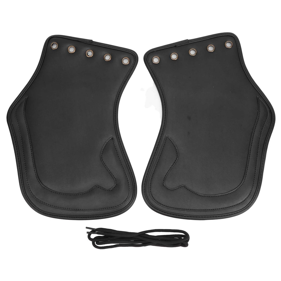 Motorrad Leder Sattel Hitzeschild Deflektor, Motorrad PU Hitze Deflektor Motor Heizung Isolierung Ki