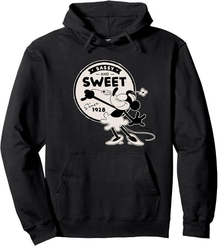 Disney 100 Minnie Mouse Sassy and Sweet Since 1928 D100 Pullover Hoodie