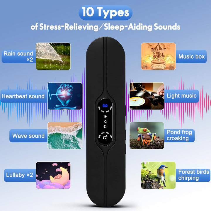 Bluetooth-Knochenschalllautsprecher, Tragbarer Schlaf Knochen Leitung Lautsprecher mit Stereo Bass,