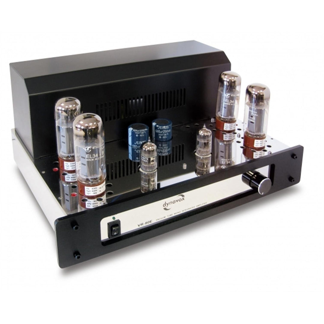 Dynavox Röhren Mono-Vollverstärker VR-80, HiFi-Verstärker für warmen Röhren-Sound, Vintage-Design mi