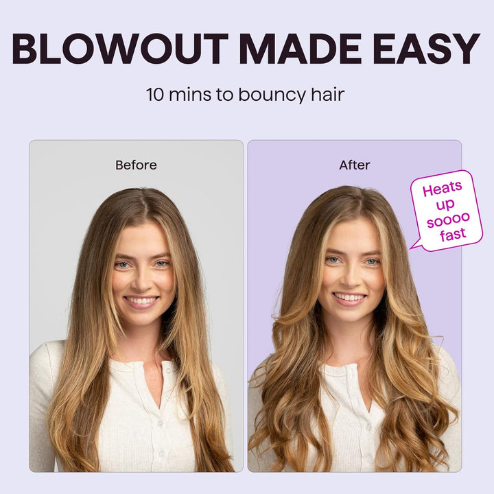 Wavytalk Thermobürste, Thermal Brush Blowout Boost Ionische Lockenbürste, Macht Haar Glatt und Glänz