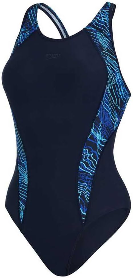 Speedo Allov Panel Laneback Badanzug Damen 38, 38