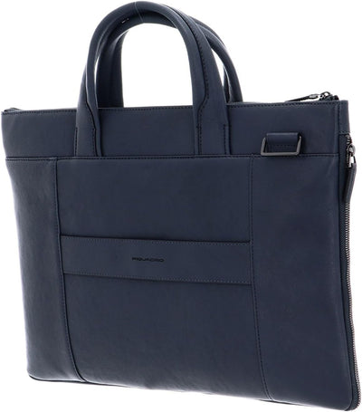 Piquadro Black Square - Laptoptasche 15.6" 42 cm Blu Oceano, Blu Oceano