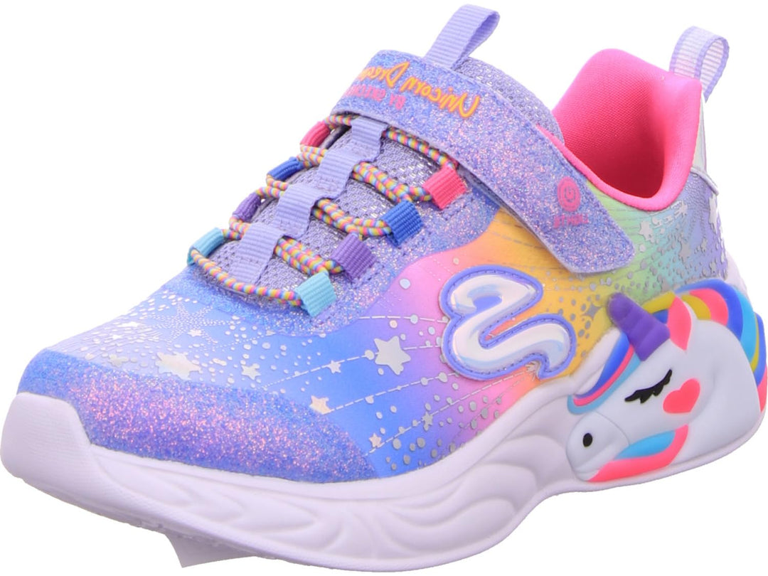 Skechers Mädchen Unicorn Dreams Sneaker 30 EU Blau, 30 EU Blau