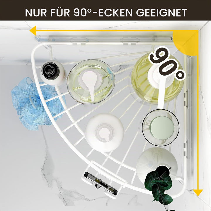 Orimade Eckablage Duschablage ohne Bohren SUS304 Edelstahl, Selbstklebend Duschregal Duschkörbe Rost