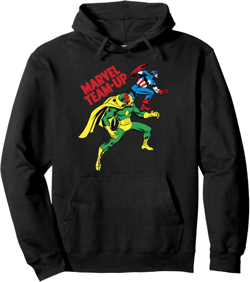 Marvel Captain America & Vision Team-Up Pullover Hoodie