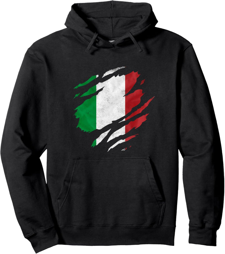 Italienische Fahne Italy Italia Trikolore Flagge Italien Pullover Hoodie