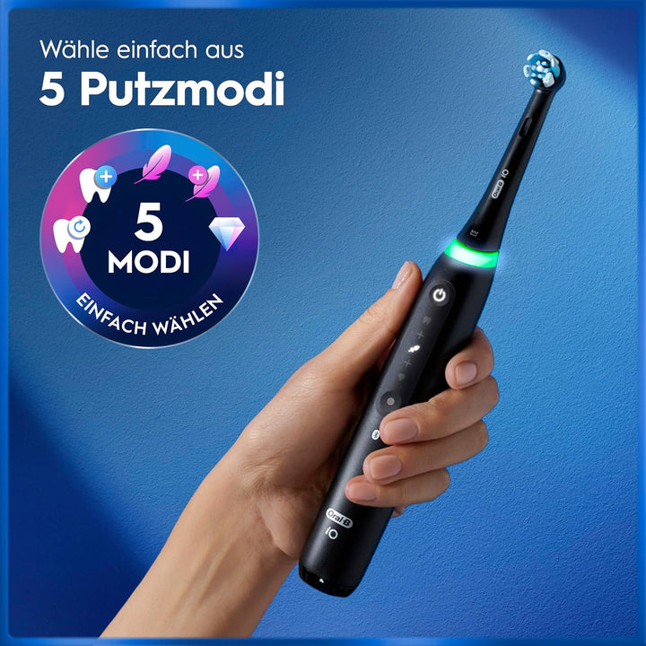 Oral-B iO Series 5 Plus Edition Elektrische Zahnbürste/Electric Toothbrush, PLUS 3 Aufsteckbürsten,